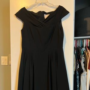 Gal Meets Glam Black Dress